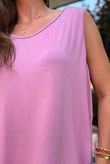 Essential Jersey Layering Vest Indian Pink